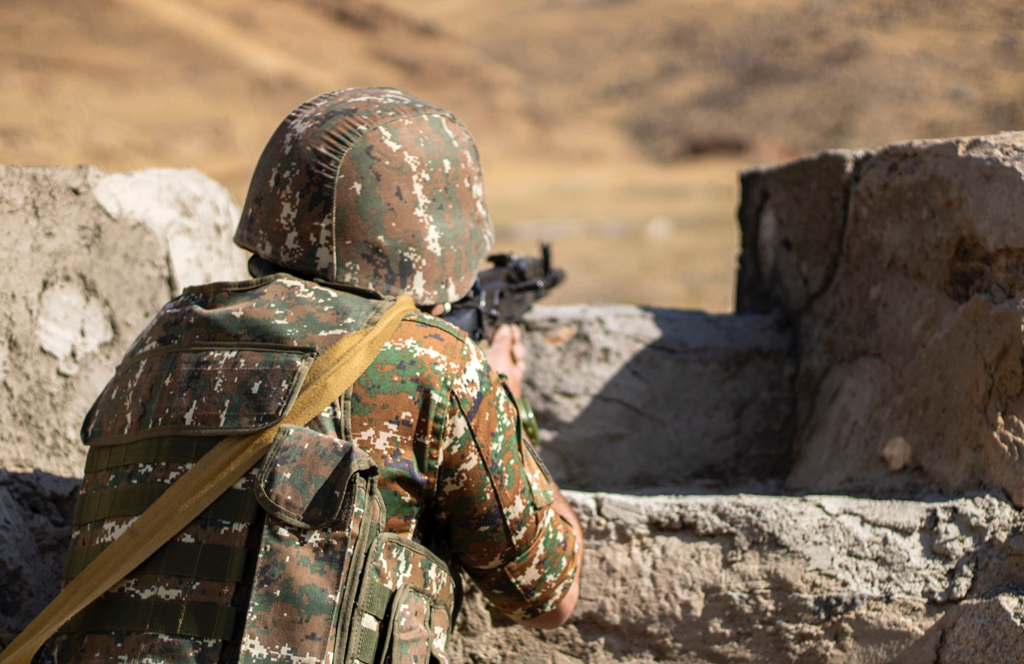  Four Armenian soldiers wounded